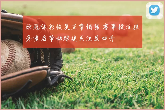 欧冠体彩恢复正常销售 赛事投注服务重启带动球迷关注度回升