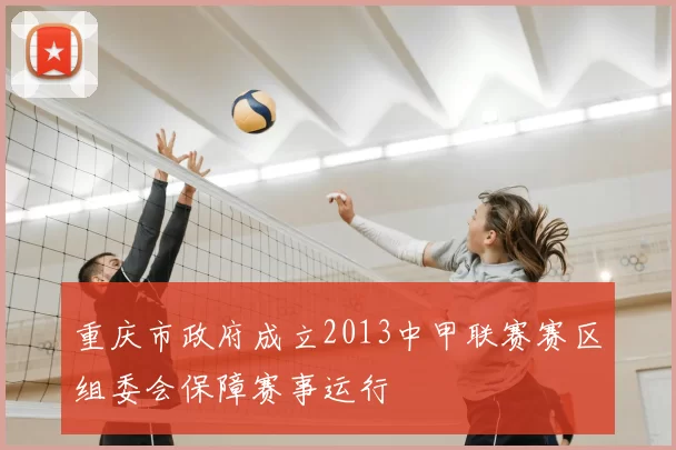 重庆市政府成立2013中甲联赛赛区组委会保障赛事运行